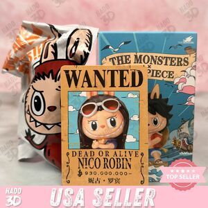 Labubu Nico Robin POP MART - The Monsters x One Piece Figure Toy Doll
